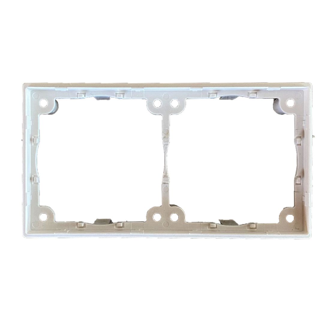 Distanzrahmen 12mm Gr.2x1 Inprojal weiss