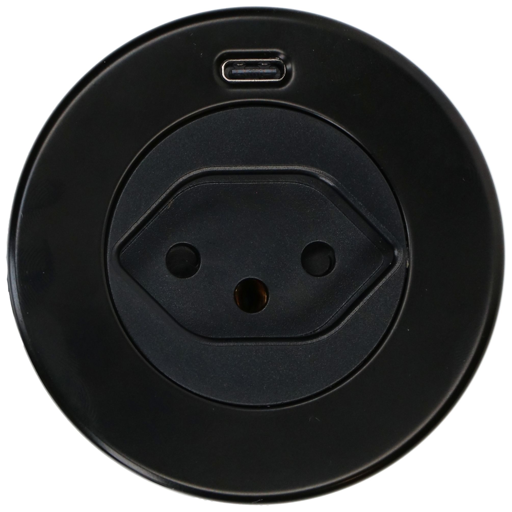 Solo presa multipla nero 1x tipo 13 1x USB-C