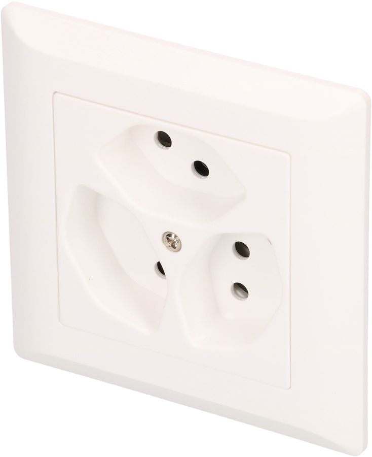 Steckdose 3x Typ 13 UP BS Kallysto weiss