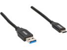 USB 3.1 Adapterkabel 1m schwarz