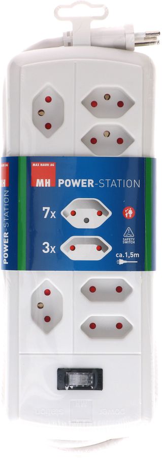 multipresa Power-Station 7x tipo 13 3x tipo 11 BS bi interr. 1.5m