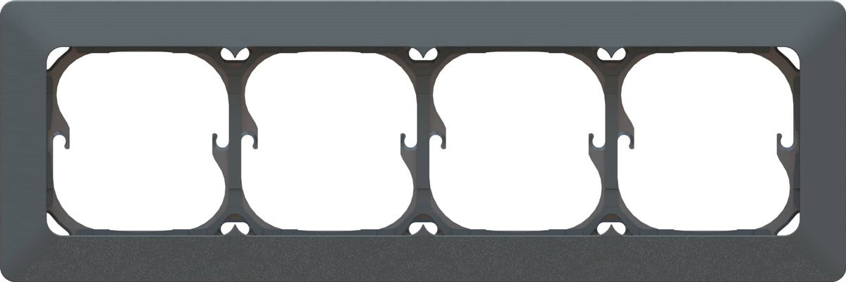 Kopfzeile UP 1x4 waagrecht priamos anthrazit