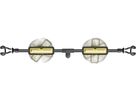 projecteur de travail rechargeable LED 2x 5W pliable noir/jaune