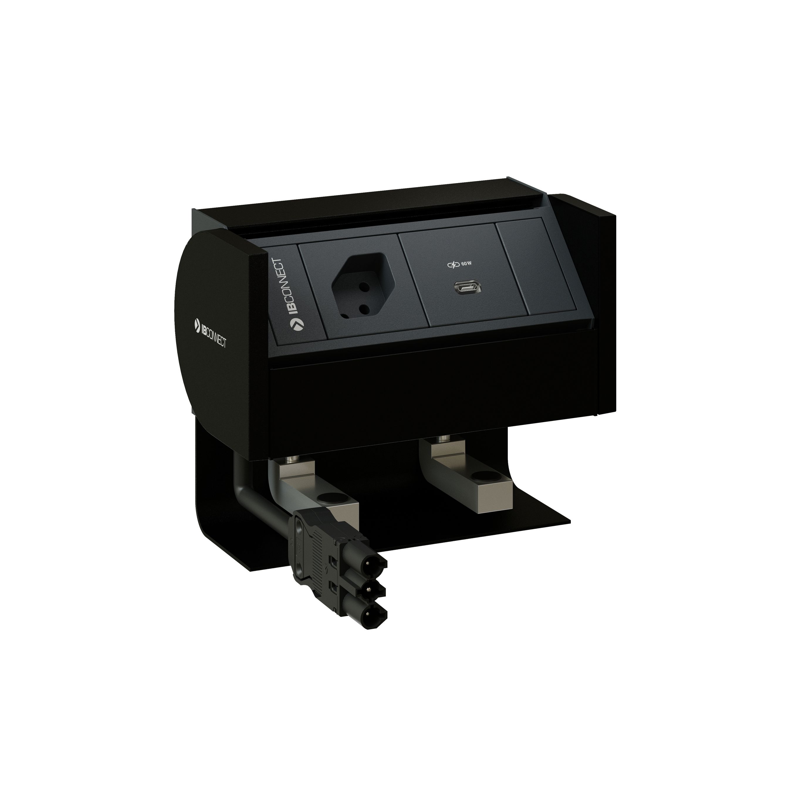 PRISMA bloc multiprise noir 1x type 13 1x USB-C 60W