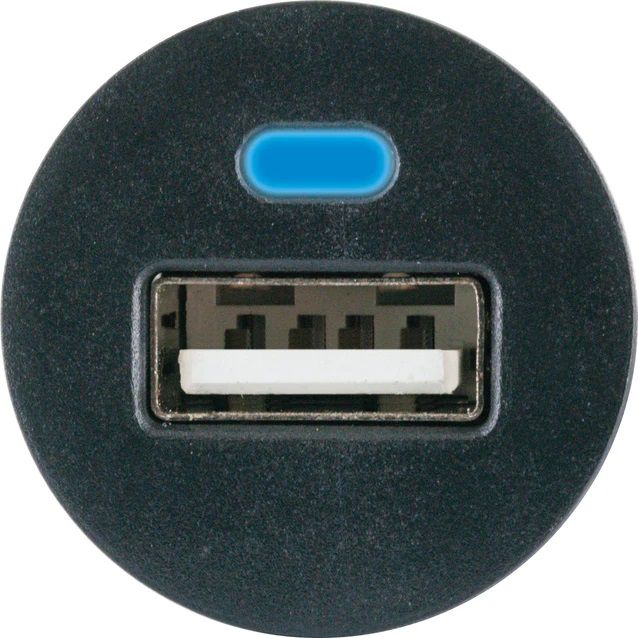USB Auto Schnellladegerät USB-A 12W schwarz