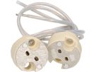 Halogenfassung G4/G5.3/G6.35 PTFE L=140mm