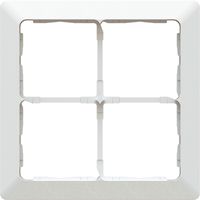 cadre de recouvrement ta.2x2 ENC +profil décoratif priamos blanc