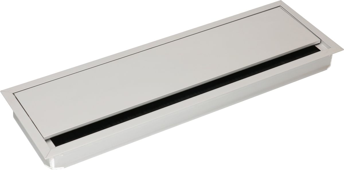 Kabeldurchführung 240mm eckig silber eloxiert