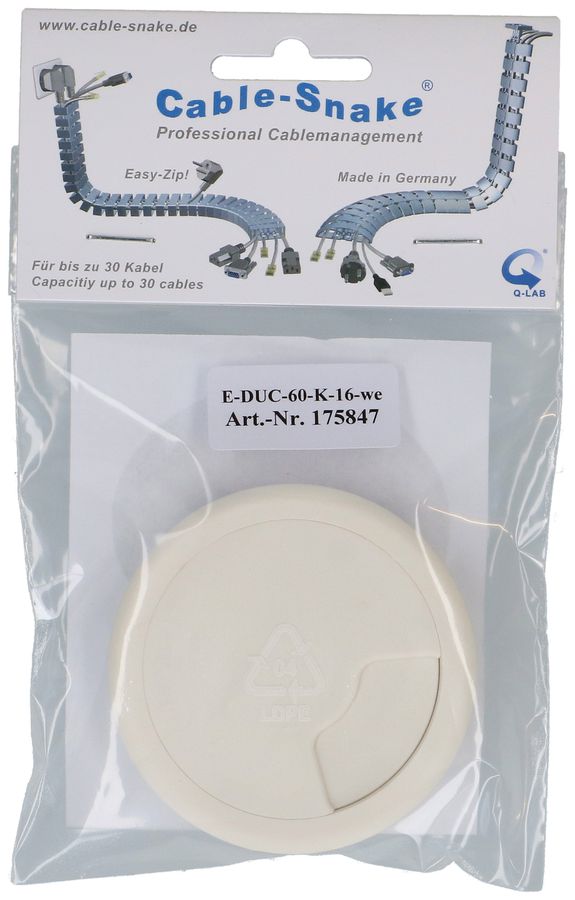 passacavi Easy-Duct-60K16 bianco