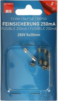 Fuse 5x20mm fast-acting 0.25A / 250V