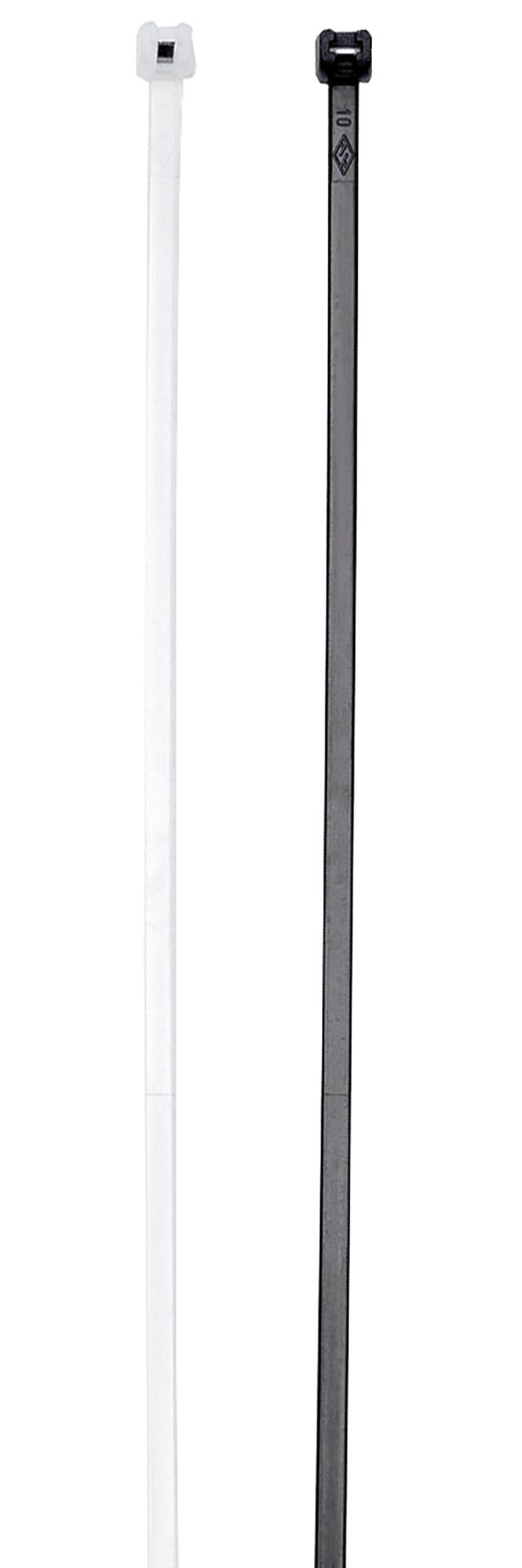 Kabelbinder +Stahlzunge 3.5x140mm Kabelbaum 2-36mm schwarz