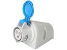CEE-Wandsteckdose 2P+E 230V/16A blau IP44