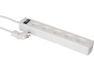 Steckdosenleiste Safety Line 5x Typ 13 90° BS ws Schalter 2m cli.