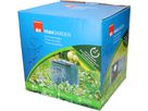 Gartensteckdose 2x Typ 13 IP55 Zeitschaltuhr Steinoptik grau