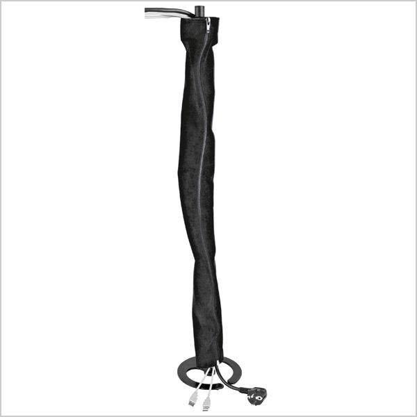 set di serpente del cavo Premium Tex 0.75m nero RAL9005