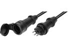 IP55 prolunga GDV-3x2.5 10m nero tipo 23 / tipo 23