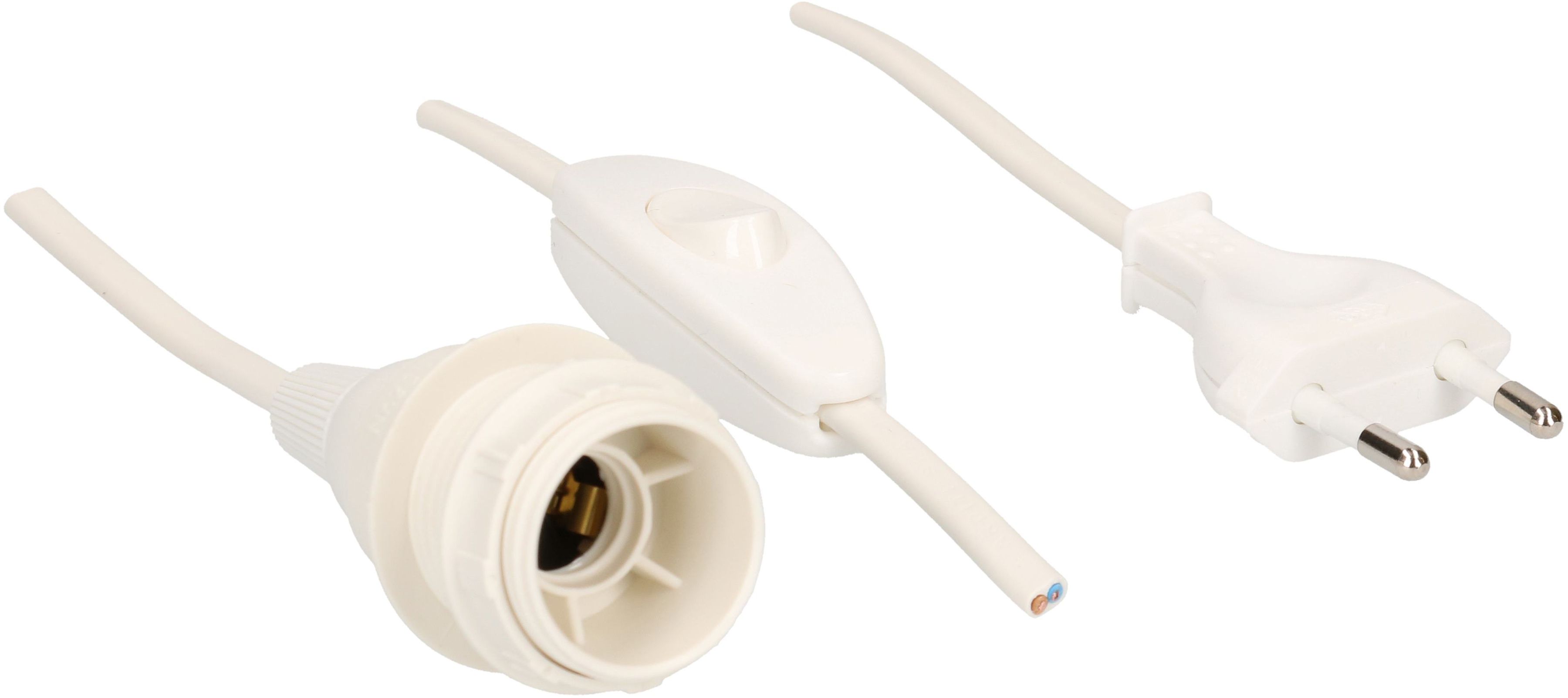 Leuchtengarnitur E14 weiss L=2.0m