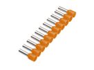 Isolierte Aderendhülse Bandware 0.5mm² x 8mm orange