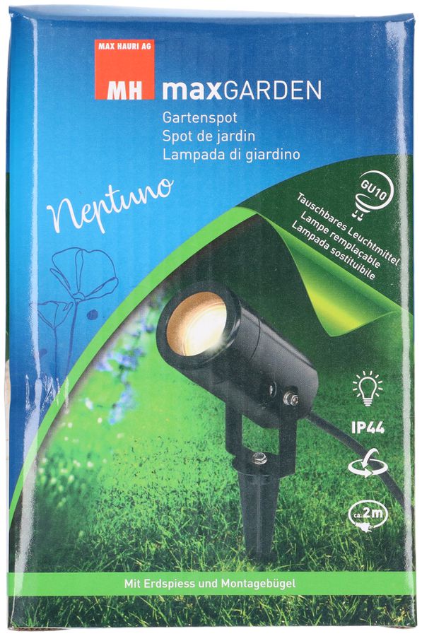 Gartenspot Neptuno/ Kunststoff sw / GU10 Fassung / Typ 11 IP55