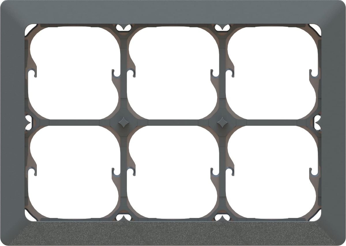 linea di testa INC 2x3 orizzontale priamos antracite