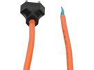 EPR/PUR-Netzkabel H07BQ-F2X1.5 5m orange Typ 11