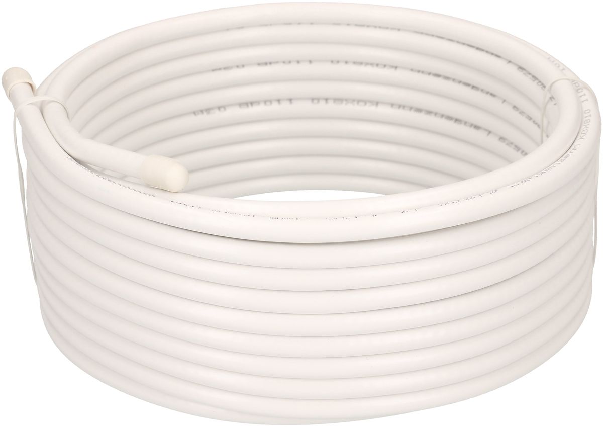 Câble coaxial SAT 40m blanc