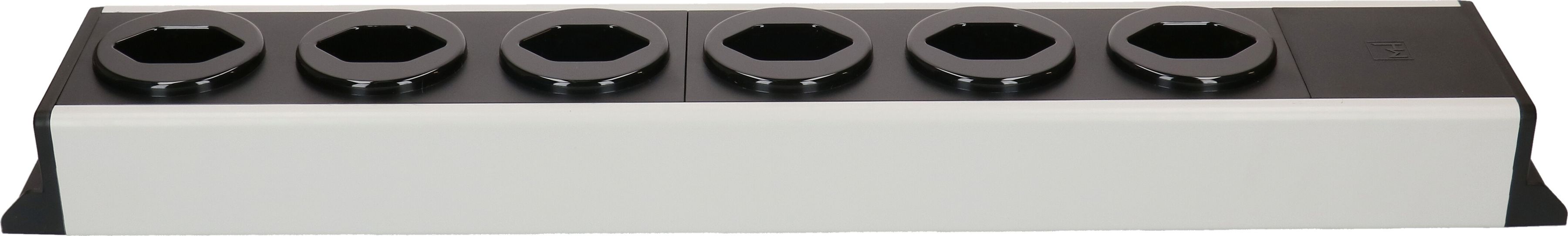 Steckdosenleiste Power Line 6x Typ 13 grau/schwarz