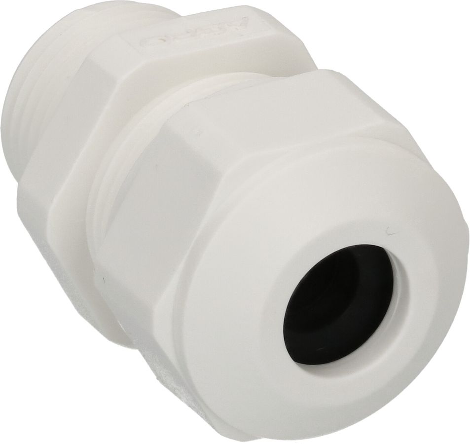 Kabelverschraubung PROGRESS GFK M20 6-8mm ohne Mutter weiss