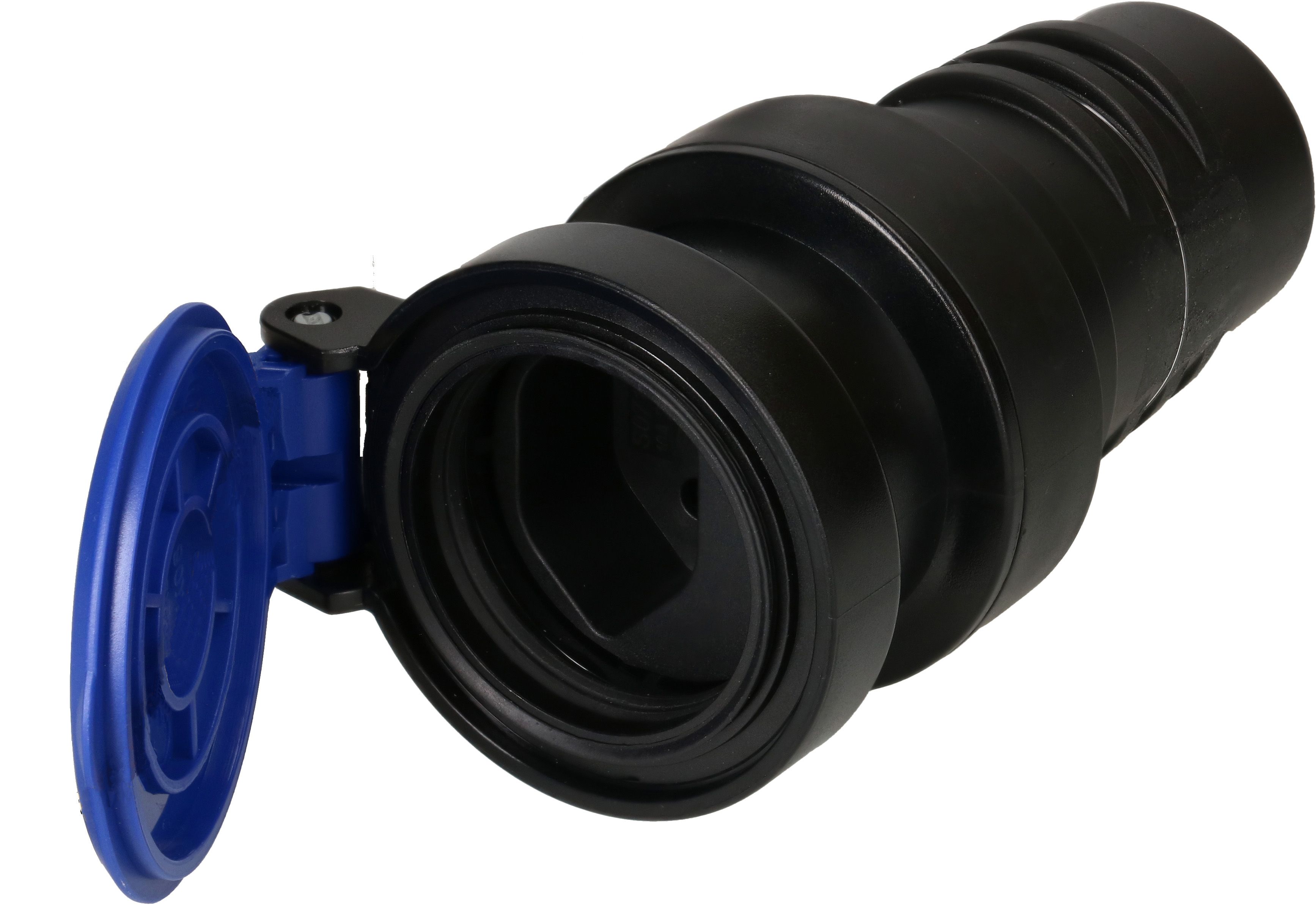 Kupplung Typ 13 3-polig schwarz/blau IP55