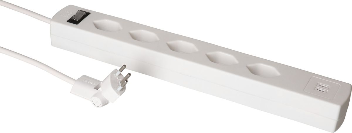 multip. Safety Line 5x type 13 90° bc interr. USB aim. 2m cli.