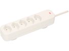 Steckdosenleiste Swiss Line 5x Typ 13 weiss Magnet