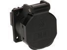Einbausteckdose 1x Typ 21 L+N IP55 schwarz