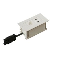 INTRO2.0 Steckdoseneinheit weiss 1x Typ 13 1x USB A/C