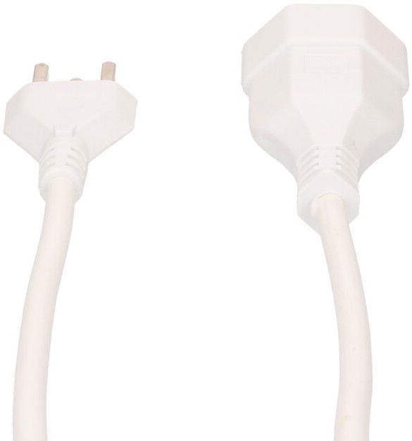 TD-Verlängerung H05VV-F3G1.5 3m weiss Typ 23 / Typ 23