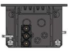 INTRO2.0 Steckdoseneinheit eloxi. 2x Typ 13 1x USB-C 60W 1x blind