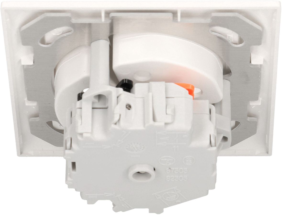 prise 3x type 13 1S ta.1x1 ENC EdizioDue blanc