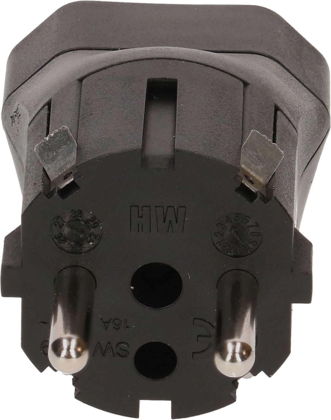 adattatore fisso Schuko - tipo 21 per Powerbanks nero