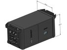 ORBIT Steckdoseneinheit weiss 1x Typ 13 1x USB-C 36W