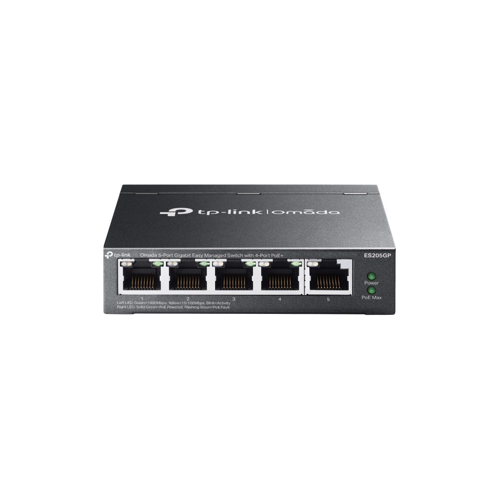 Netzwerk Switch 5 Port Easy Managed PoE+