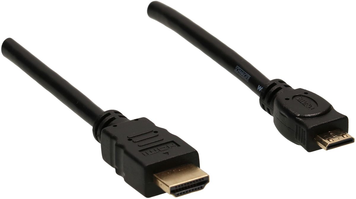 DMI Kabel 1,5m schwarz High Speed mit