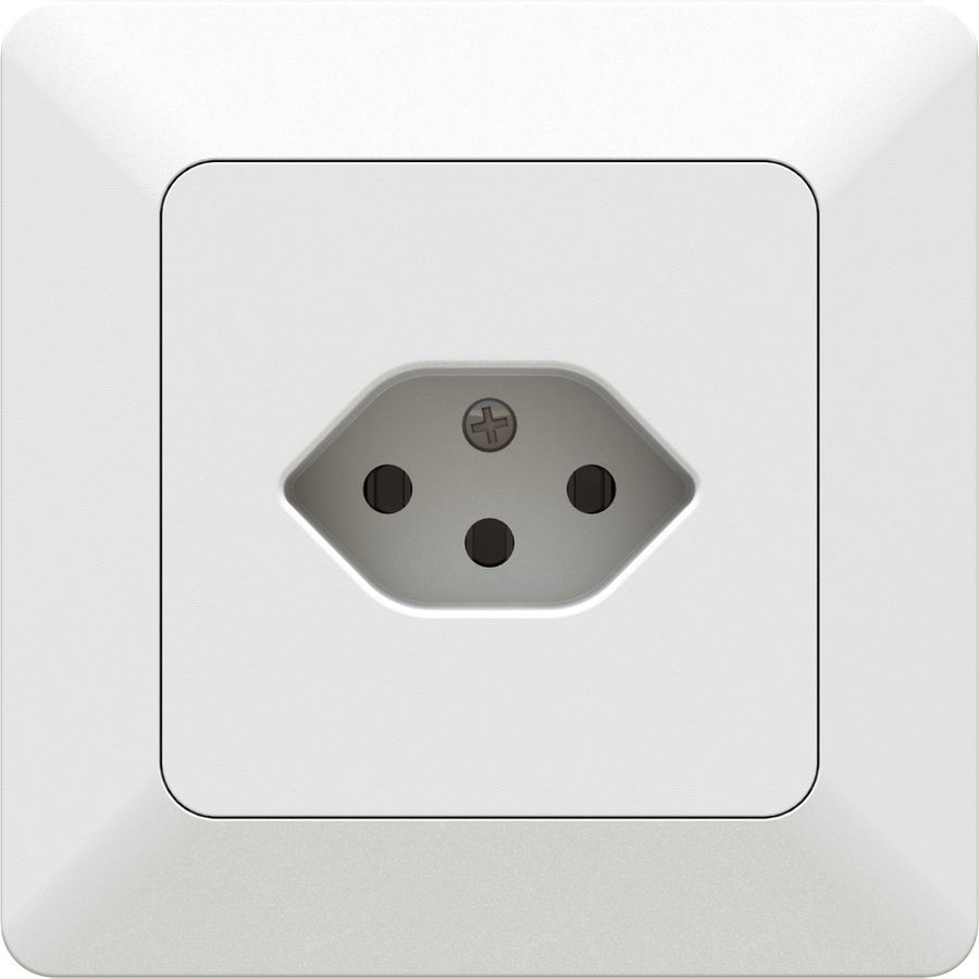 Flush-type wall socket 1x type 13 white