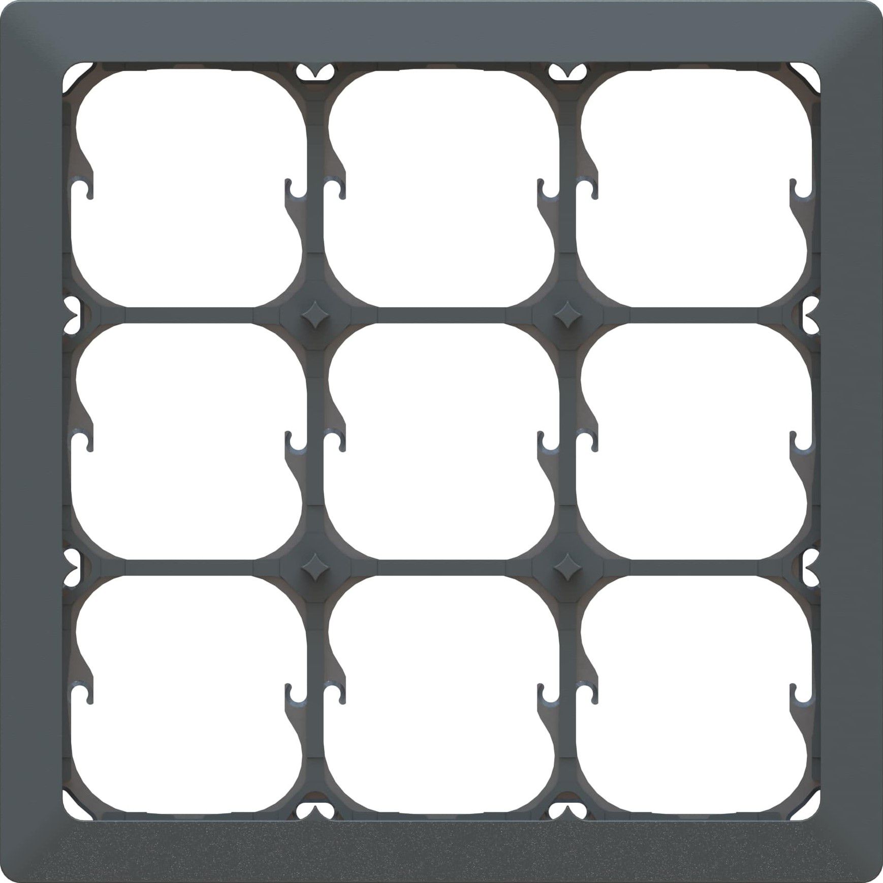 linea di testa INC 3x3 quadrato priamos antracite