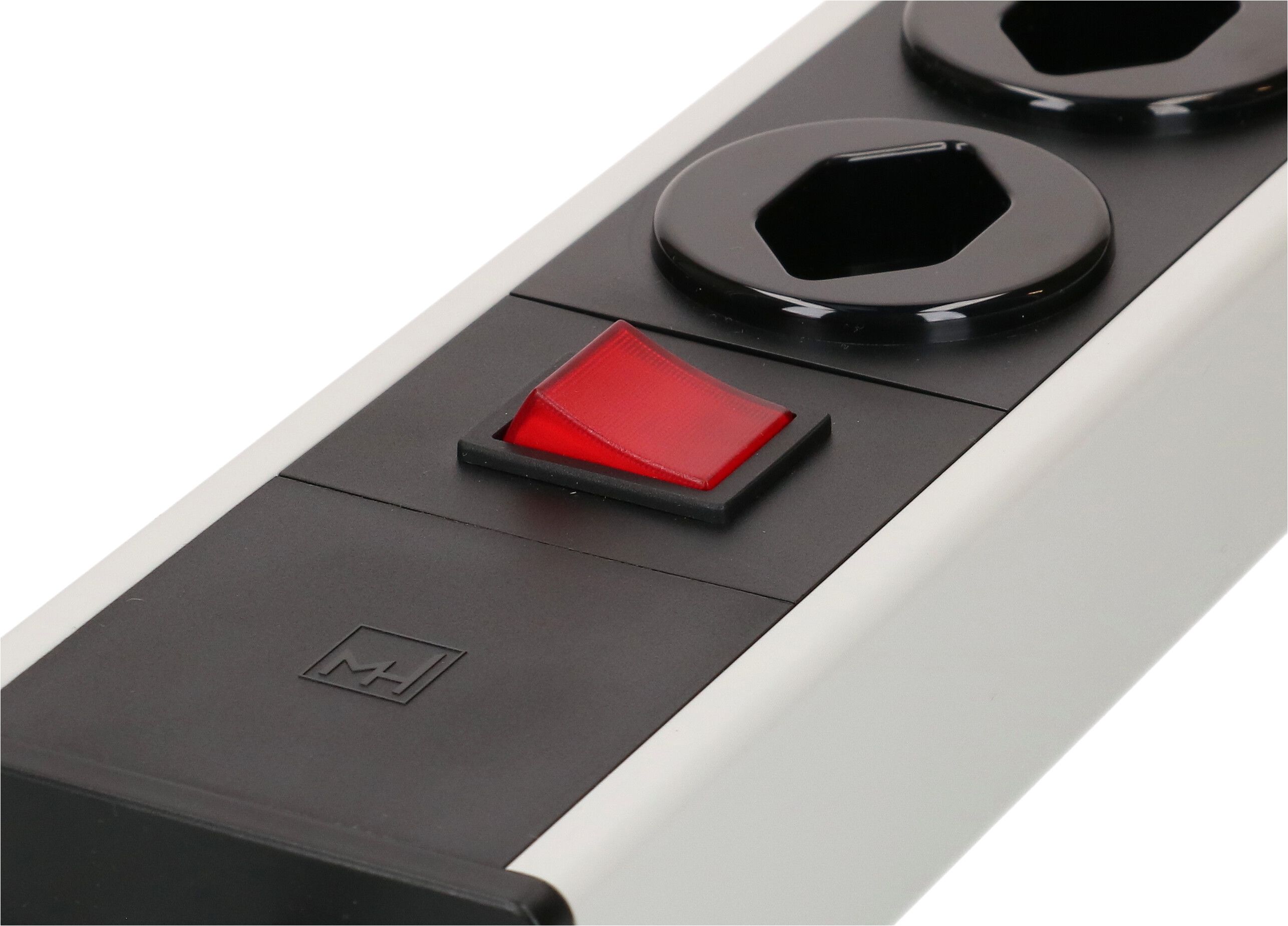 Steckdosenleiste Power Line 5x Typ 13 sw/sw Schalter 1.5m Magnet