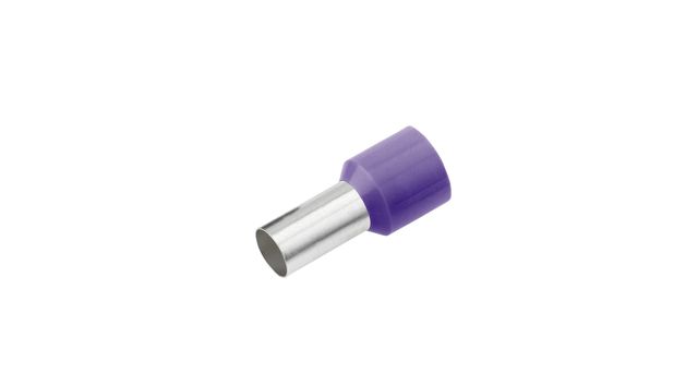 Aderendhülse isoliert 0.25mm²/8mm violett DIN 46228