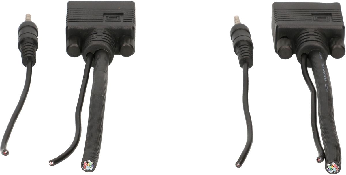câble combiné VGA 15-pôles av. mini jack