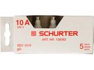 Sicherung 10A träge 500V DT-II / 5 Stück