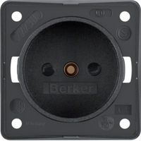 Steckdose 1x Typ C Apparat mit Frontplatte BS Berker Integro ant.