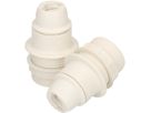 E14-Fassung Randmantel M10x1 weiss