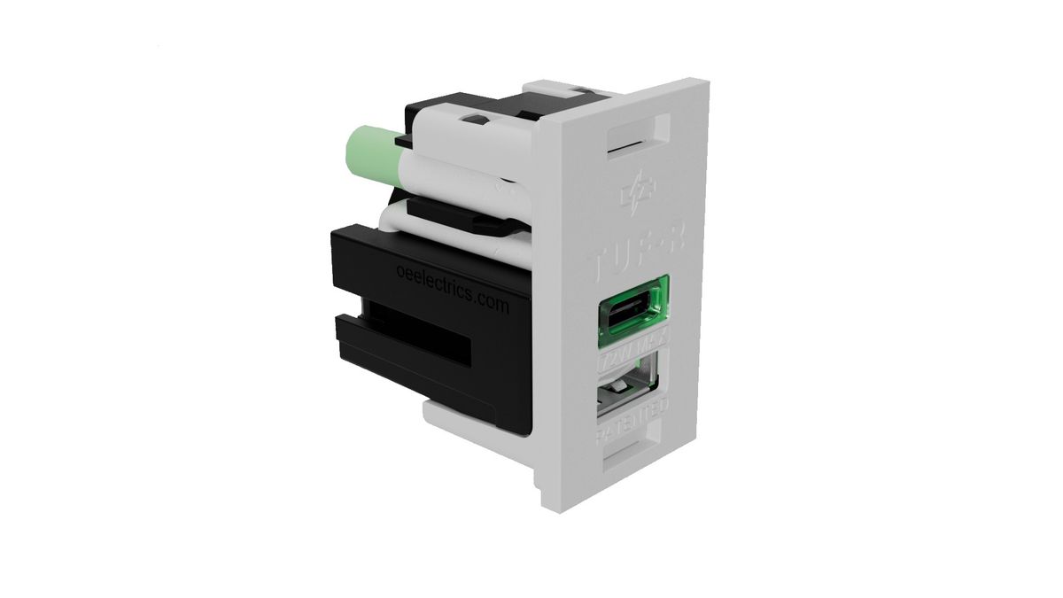 LIBERTY USB Charger QF05 TUF-R/HP mit USB-A/C 12/60W weiss