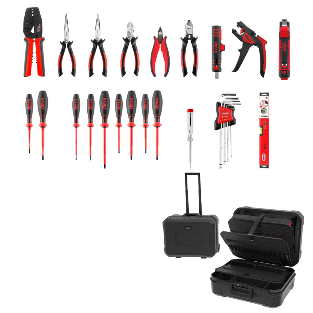 CimCase PRO Trolley Electric B1L2 / 31-teilig / Lamellen